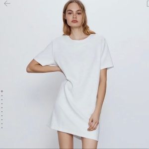 Zara textured t-shirt dress! Size S
